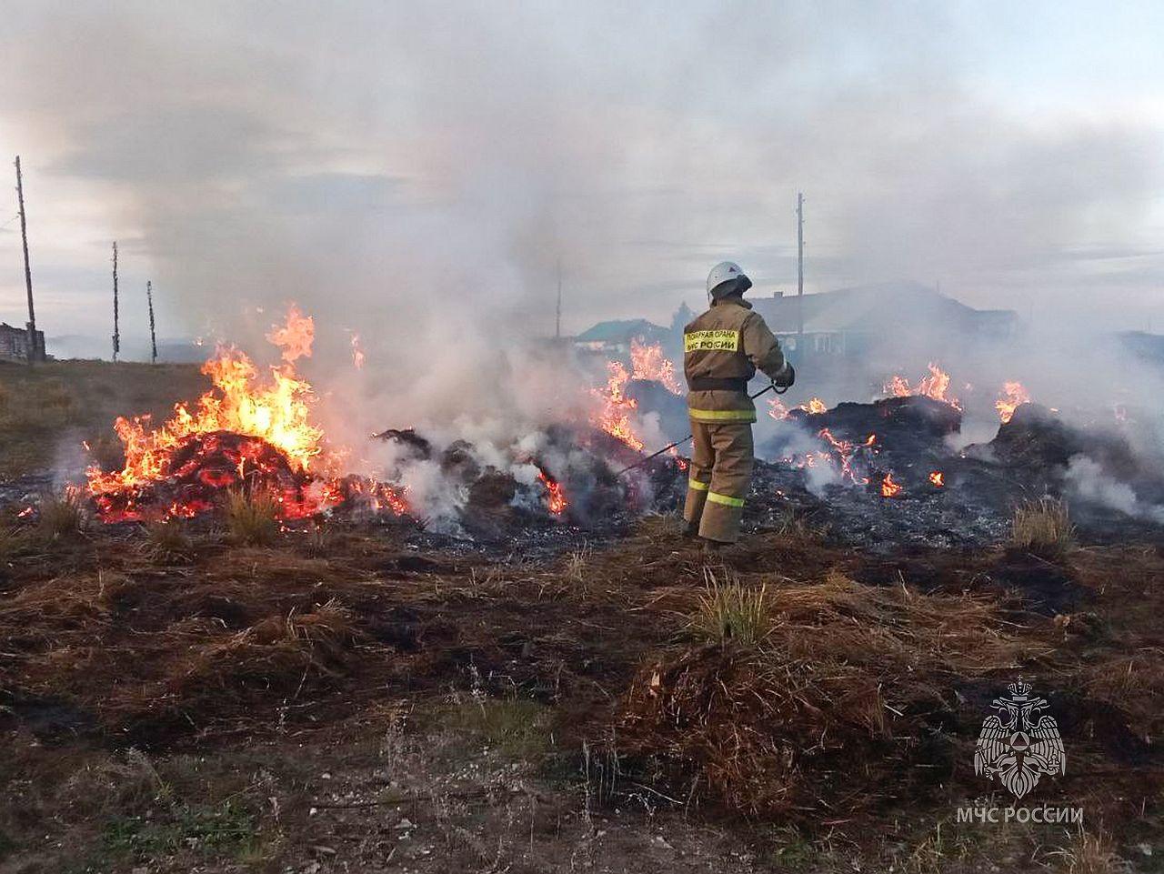 Семь пожаров ликвидировано за сутки в Хакасии.