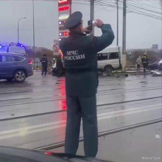 Четыре человека погибли и 20 пострадали в массовом ДТП в Туле