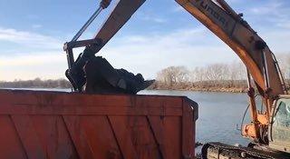 В следующем году наплавной мост станет длиннее на одну секцию