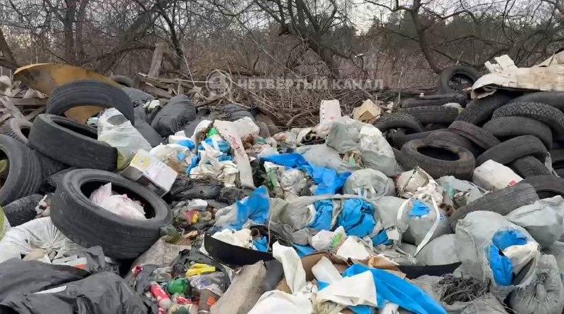 Гигантскую свалку автомобильных шин нашли на окраине Екатеринбурга