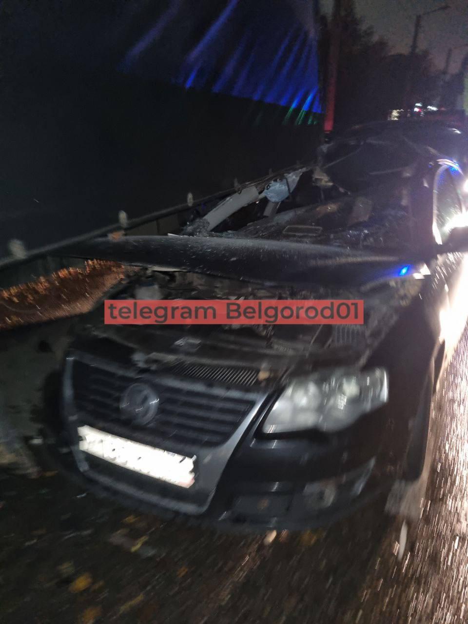 Авария на Садовой ночью: водитель и пассажир целы.