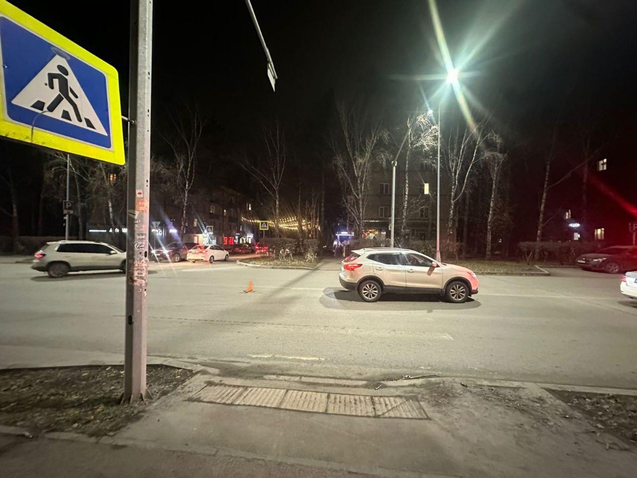 Водитель сбил пенсионерку на пешеходном переходе в Новосибирске