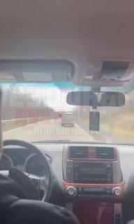 Вот таких кадров сняли на автодороге Калтан-Осинники. 🇷🇺 Источник: ЧП Кузбасс