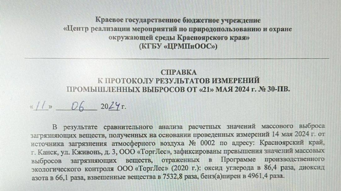 Таких превышений в промышленных выбросах я еще не видела....