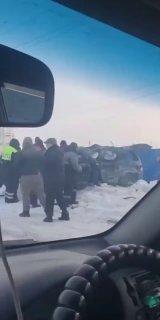 Жестокое ДТП произошло у подъезда к селу Марусино. Столкнулись «Мерседес» и...