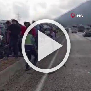 В Турции автобус, перевозивший сотрудников строящейся...
