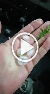 В селе Очуры (Алтайский район) накануне прошёл град....